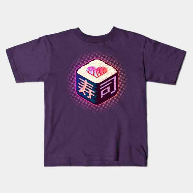 Love Sushi Kids T-Shirt by eranfowler